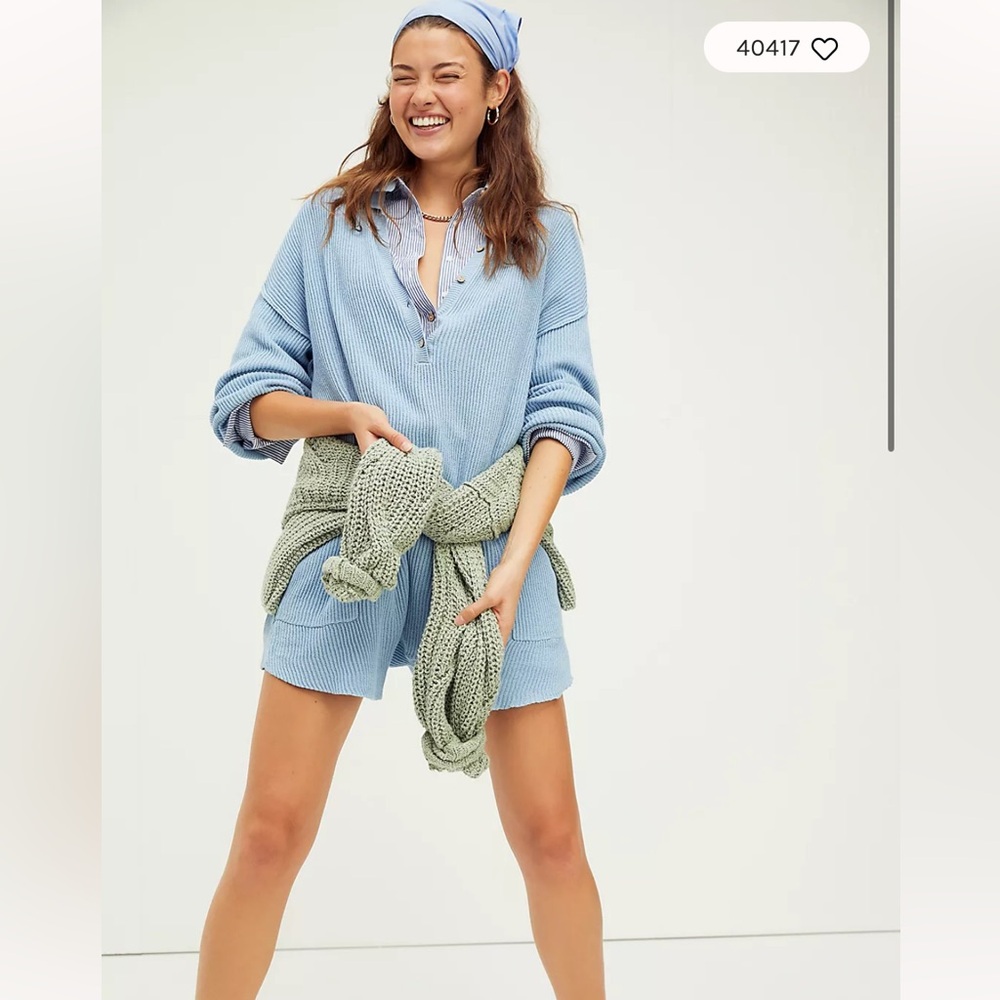 Free People Picnic Sweater Romper